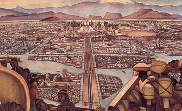 Ciudad de Tenochtitlan antes de la conquista