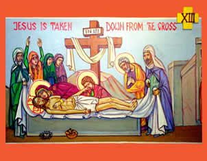 Jesús es Bajado de la Cruz