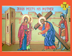 Jesús se Encuentra con su Madre