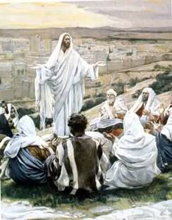 Jesus predicando a sus apostoles