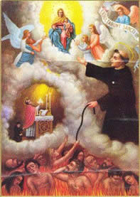 San Nicolás Tolentino, abogado de las ánimas benditas del Purgatorio