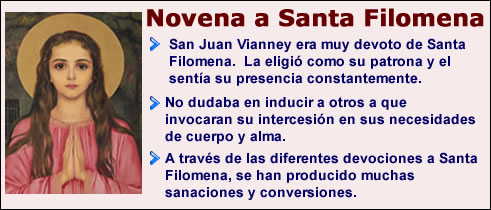 Novena a Santa Filomena