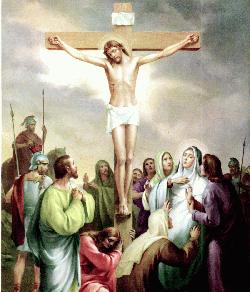 Jesus muere en la cruz